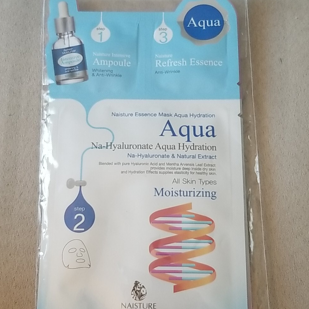 4/25 bundle item. Naisture Essence Mask Hydration Packet
